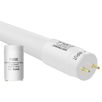 25x LED T8 Röhre 60 cm 9 Watt 1170lm 3000K Flimmerfrei 130lm/W