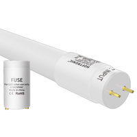 10x LED T8 Röhre 60 cm 9 Watt 1170lm 4000K Flimmerfrei 130lm/W
