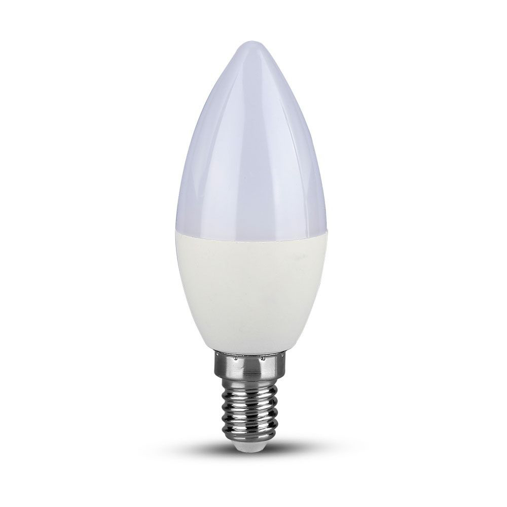 V-TAC LED Lamp met Samsung chip 7 Watt E14 plastic 3000K