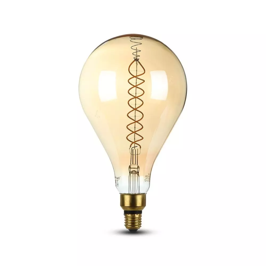 wildernis Monumentaal worstelen LED Lamp 8W E27 2000K dimbaar | Vintage & Retro look!