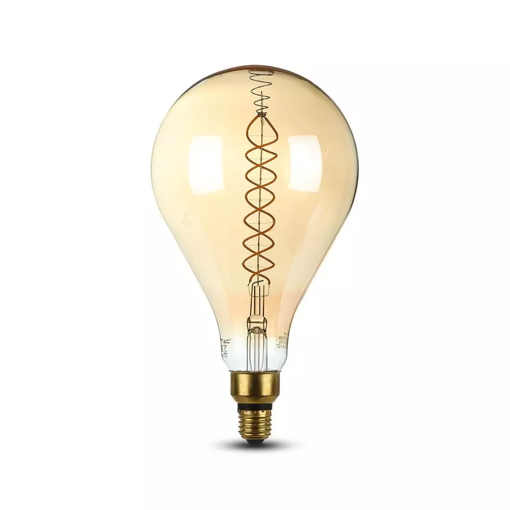 V TAC LED Filament lamp XXL Bainet 8 Watt E27 2000K dimbaar