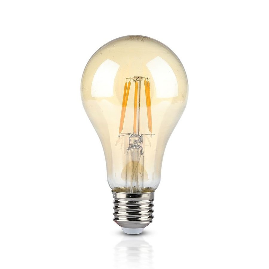 LED Lamp Amber glas 10W E27 A67