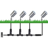 Nancy LED Spotlight stainless steel 6.5 Watt 4000K IP44 moisture resistant