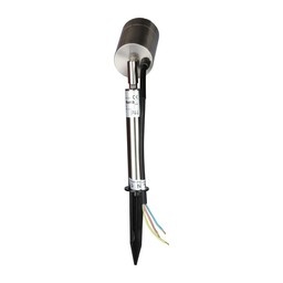 Set van 9 RVS prikspots dimbaar 5 Watt GU10 6000K IP44 - Tuin spots, spots bodem buiten