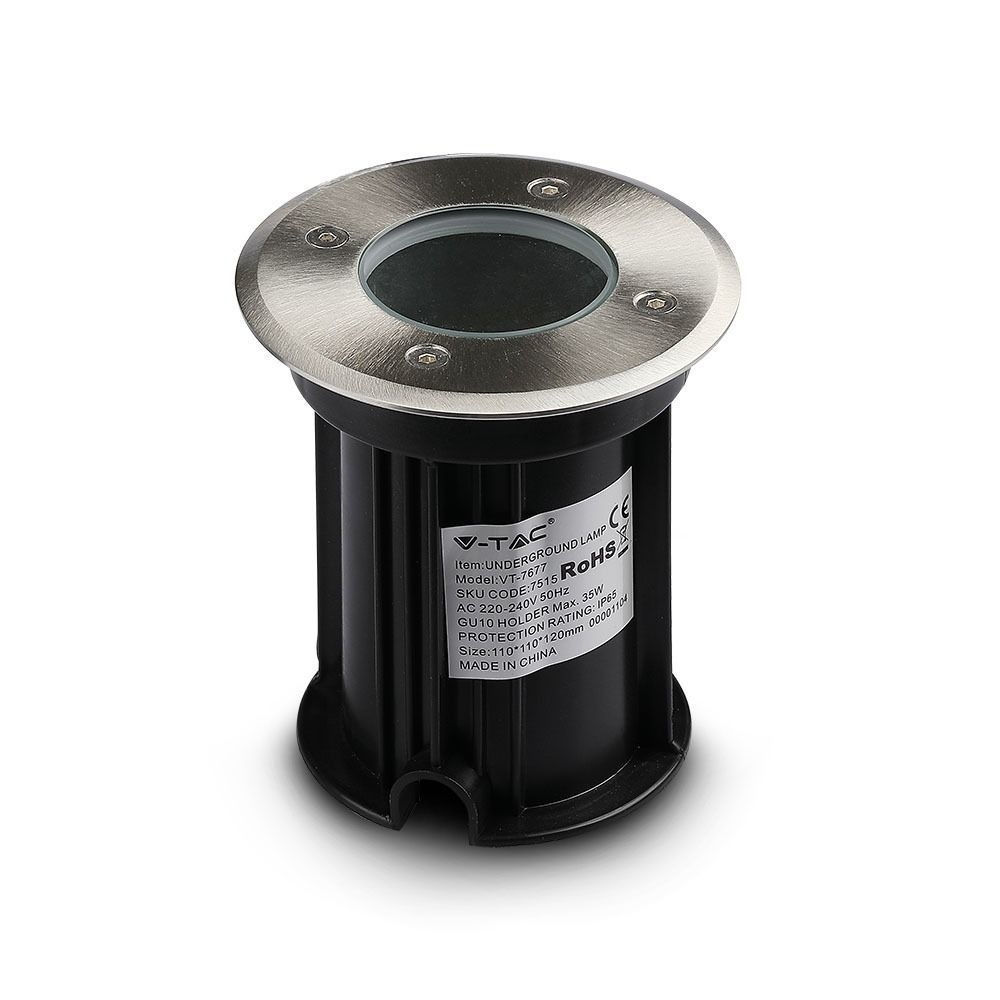 HOFTRONIC™ Grondspot RVS rond 5W 4000K IP65 waterdicht 3 jaar garantie