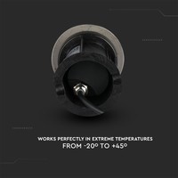 Ground spot stainless steel round suitable 5W 6000K IP65 water-proof 3 Years warranty