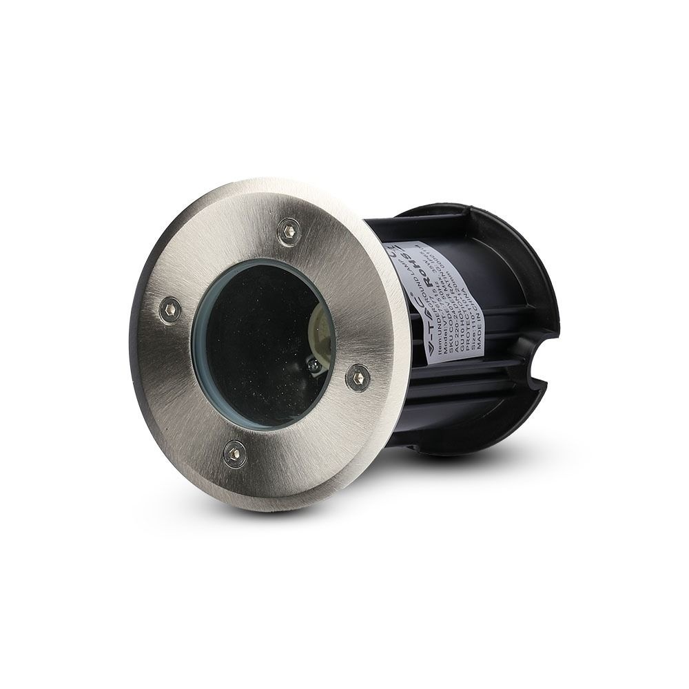 Grondspot RVS rond 5W 6000K IP65 waterdicht 3 jaar garantie Grondspot buiten 230V