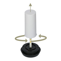 Youth Fire LED Solarlamp tuinfakkel met vlammeneffect incl. schemersensor 2200K IP44 (50cm)