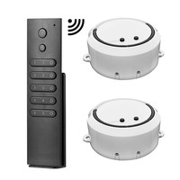 Set van 20 dimbare LED inbouwspots Rome - RVS - 6 Watt - Kantelbaar - 2700K warm wit - IP44 - Inclusief afstandsbediening - Geringe inbouwdiepte