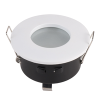 Set mit 16 LED-Einbaustrahlern Barcelona weiß IP44 5 Watt 2700K dimmbar inkl. Fernbedienung
