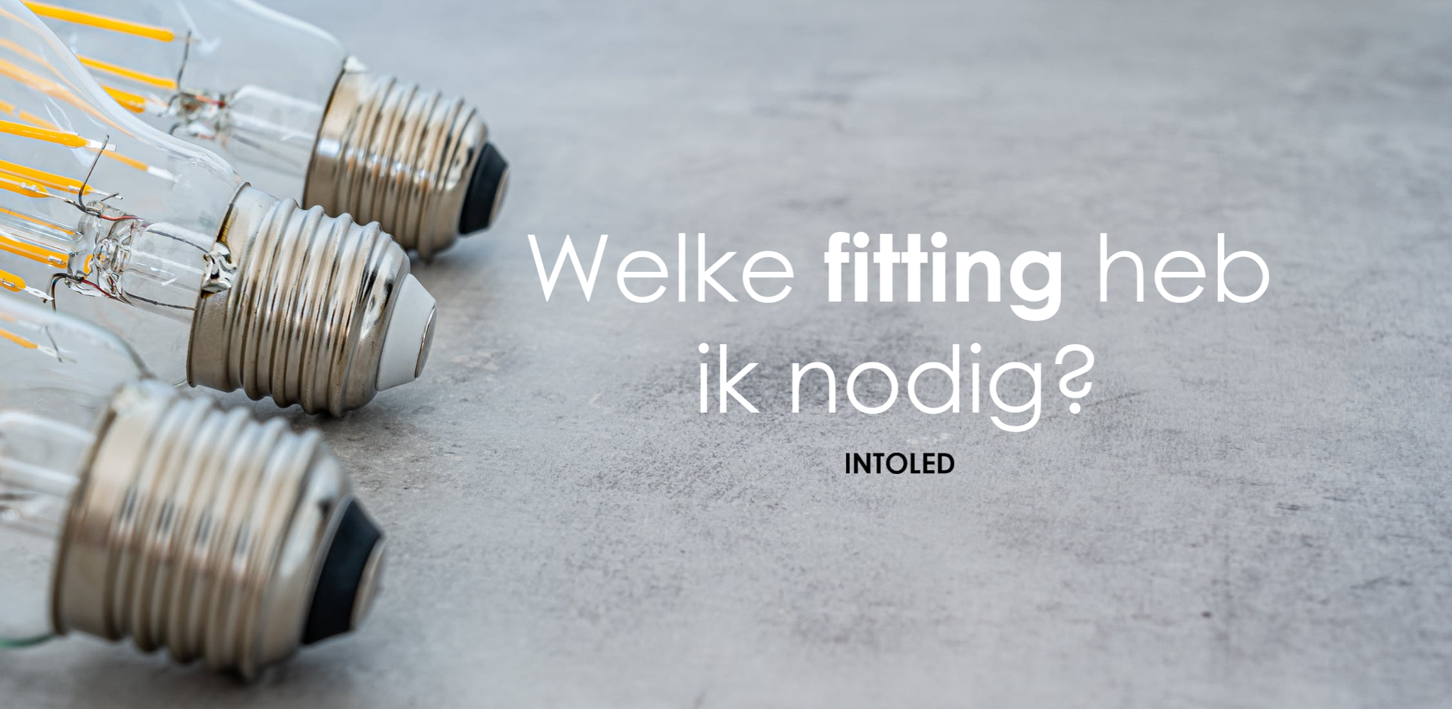 Communicatie netwerk Pekkadillo Egyptische Welke soorten lamp fittingen zijn er allemaal? Je leest het in onze blog -  INTOLED