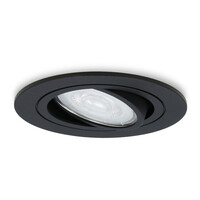 Set van 10 dimbare LED inbouwspots 5 Watt 2700K warm wit kantelbaar