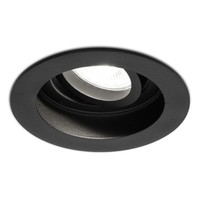 Dimmable recessed LED spotlight Laredo 5 Watt 6400K black tiltable IP20
