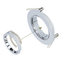 Set of 3 dimmable LED downlights Maya 5 Watt 6400K spot tiltable
