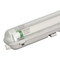 10x LED Waterproof fixture IP65 150 cm 3000K 2x30W 9600lm 160lm/W