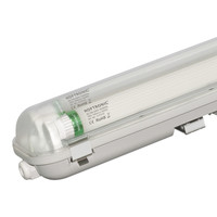 10x LED Wannenleuchte IP65 150 cm 4000K 2x30W 9600lm 160lm/W