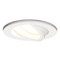 Dimmbare LED Einbaustrahler Dublin 6.5 Watt Schwenkbar Weiß 4000K
