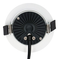 Set van 6 stuks LED inbouwspots Rome wit IP44 6 Watt 2700K dimbaar kantelbaar incl. afstandsbediening 5 jaar garantie