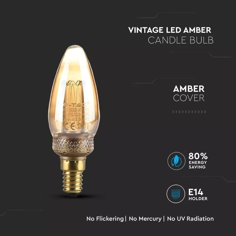 LED Bulb candle 2 E14 1800K