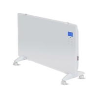 Glazen Paneelverwarmer - Elektrische kachel - Panel Heater - Paneelverwarming - Portable Heater - Display Heater - Wit