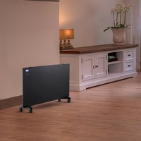 Elektrischer Heizer - Elektroheizkörper - Tragbare Elektroheizung mit Display-Heizung - Schwarz