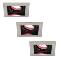 Set van 3 stuks smart WiFi LED inbouwspots Modesto RGBWW kantelbaar IP20