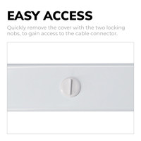 25x LED fixture 150 cm 24 Watt 3120lm 3000K IP20 130lm/W Flicker-free
