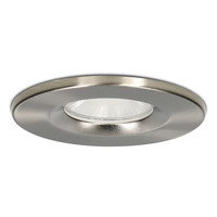Komplettset 8 Stück dimmbarer LED Einbaustrahlern Edelstahl Venezia 6 Watt 2700K IP65 inkl. Fernbedienung