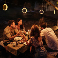 LED Smart Solar Lampe Pardoo RGBWW Bluetooth IP65 - Wiederaufladbar - Strahler, Wandleuchte und Pendelleuchte für: Google Home, Amazon Alexa, Siri und Homeylux-App