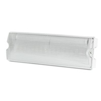 LED Noodverlichting met accu wand-/plafondmontage 3 Watt 6400K IP65 Spatwaterdicht Incl. pictogram met vluchtwegaanduiding