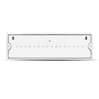 LED Noodverlichting met accu wand-/plafondmontage 3 Watt 6400K IP65 Spatwaterdicht Incl. pictogram met vluchtwegaanduiding