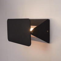 Toledo kantelbare LED wandlamp - 3000K warm wit - 6 Watt - Up & down light - IP54 voor binnen en buiten - Moderne muurlamp - Tweezijdig - Zwart