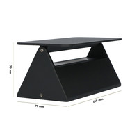 Toledo kantelbare LED wandlamp - 3000K warm wit - 6 Watt - Up & down light - IP54 voor binnen en buiten - Moderne muurlamp - Tweezijdig - Zwart