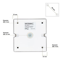 Dimmable LED surface mounted ceiling spotlight Esto GU10 White IP20 tiltable