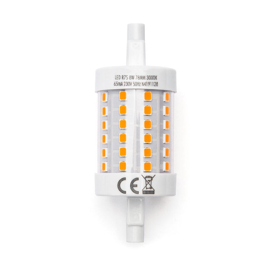 Triviaal flexibel kool R7S LED Lamp 8 Watt 78 mm 3000K | 25.000 hour lifespan | 1055 lumen