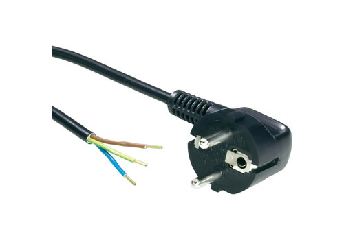 HOFTRONIC™ Netzkabel 3m 220V 3x0,75 mm² incl. Schutzkontaktstecker