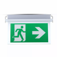 LED Noodverlichting met accu inbouwarmatuur 2 Watt 6000K Samsung Incl. pictogram met vluchtwegaanduiding