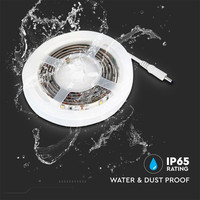 LED Strip 1 meter 2.4 Watt 2700K op batterij met bewegingssensor geschikt als trapverlichting