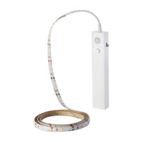LED Streifen 1 Meter 2,4 Watt 2700K auf Batterie mit Bewegungssensor geeignet als Treppenbeleuchtung