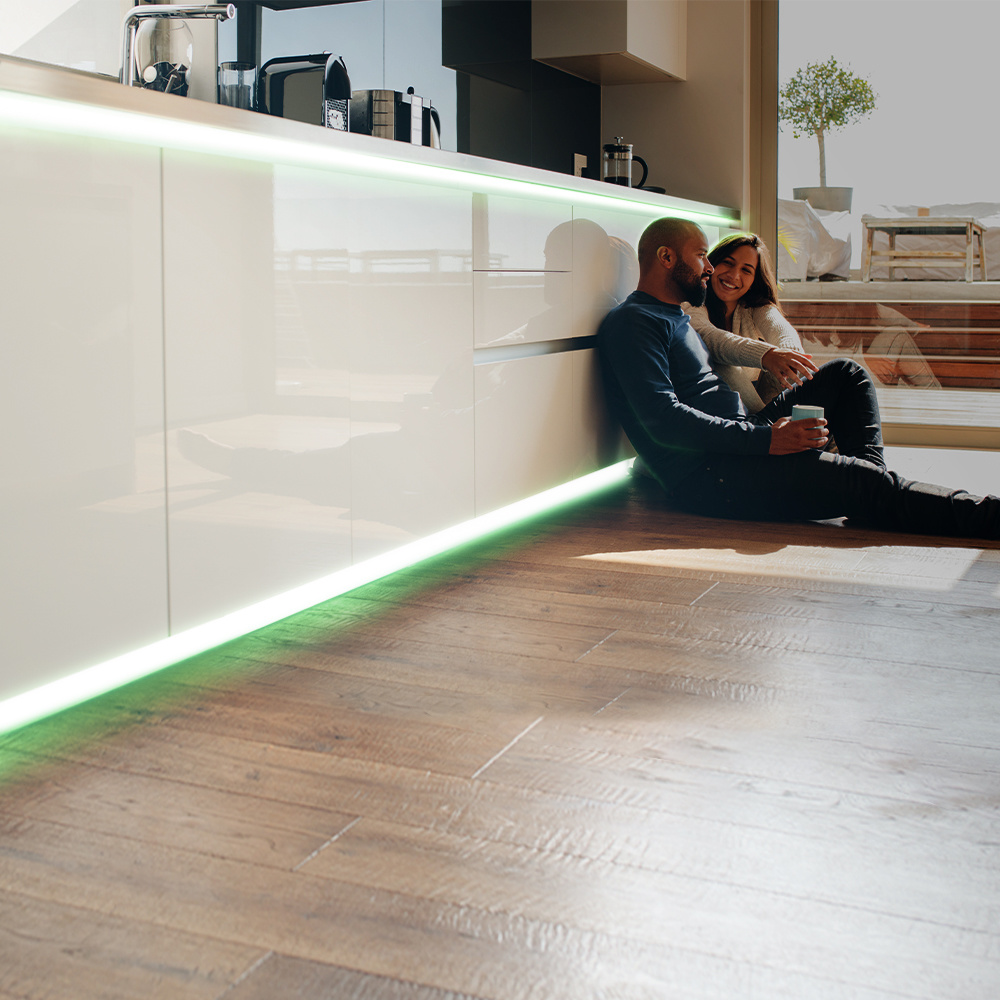 RGB LED Strip / Lichtslang 2m - Lichtslang 60 LEDs/m - IP65 voor buiten en binnen - SMD 5050 - Flex60 Series afbeelding