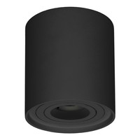 Dimmable LED surface mounted ceiling spotlight Ray Black IP20 tiltable excl. light source