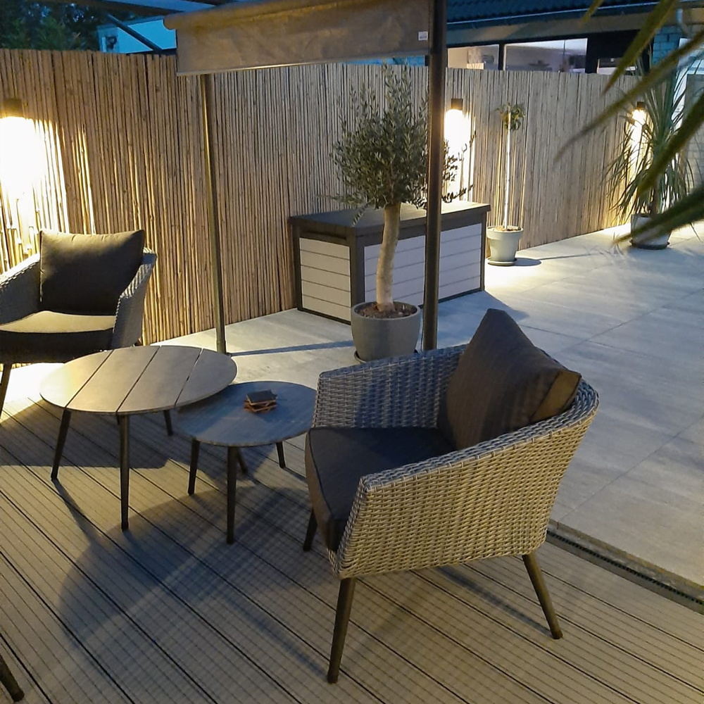 Alvin Dimbare LED wandlamp - GU10 excl. lichtbron - IP65 - Spotlight voor binnen en buiten - Wandspot - Zwart voor binnen en buiten