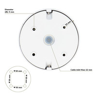 Dimmable LED surface mounted ceiling spotlight Ray White IP20 tiltable excl. light source