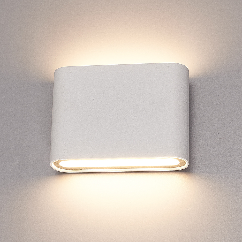Hofronic Dallas S dimbare LED wandlamp - 3000K warm wit - 6 Watt - Up & down light - IP54 voor binne