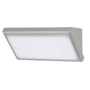 Verwant Muildier Gepensioneerd Moderne LED Wand Buitenlamp 12W 1250lm 3000K warm wit IP65 kleur grijs