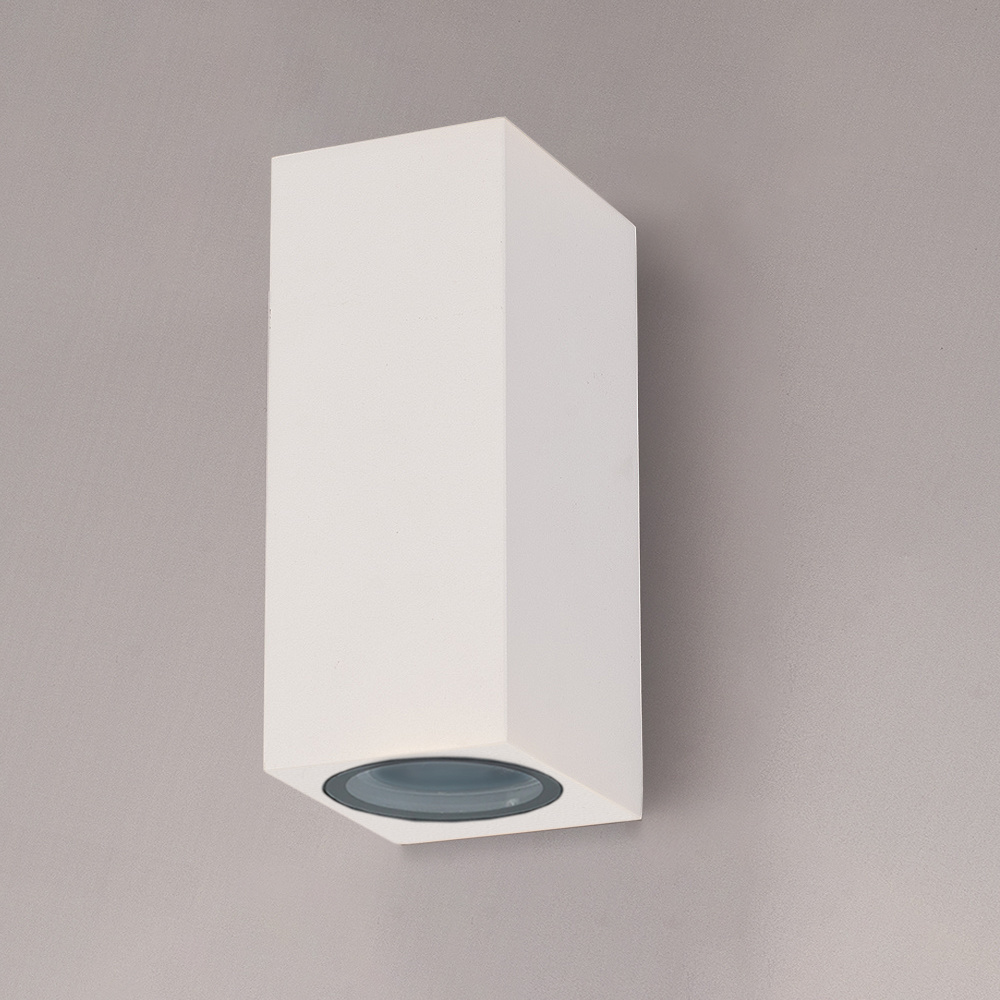 Selma dimbare LED wandlamp - Up & Down light - IP65 - excl. GU10 lichtbron - Wit - Binnen en buiten - 3 jaar garantie voor binnen en buiten