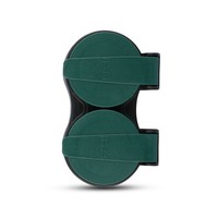 Outdoor socket black IP44 - 2 sockets