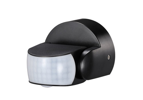 HOFTRONIC™ PIR Bewegungsmelder 180° Reichweite 12 Meter Maximal 600 Watt Aufputz Schwarz IP65