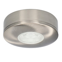 LED Opbouwspot Pavo - RVS - 3 Watt - 2700K - 260lm - Ø69 mm - Zeer dun 23mm