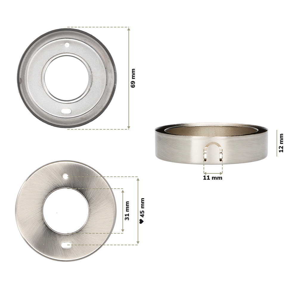 Pavo Montageframe RVS afbeelding